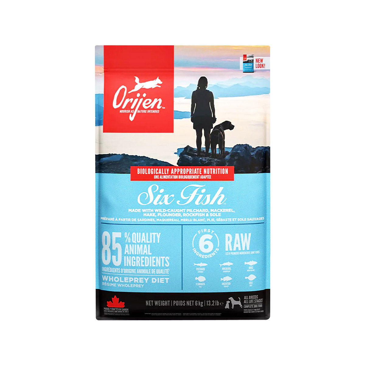 Orijen Six Fish Recipe For Dog 2KG – Zootopia Animal Wellness Center